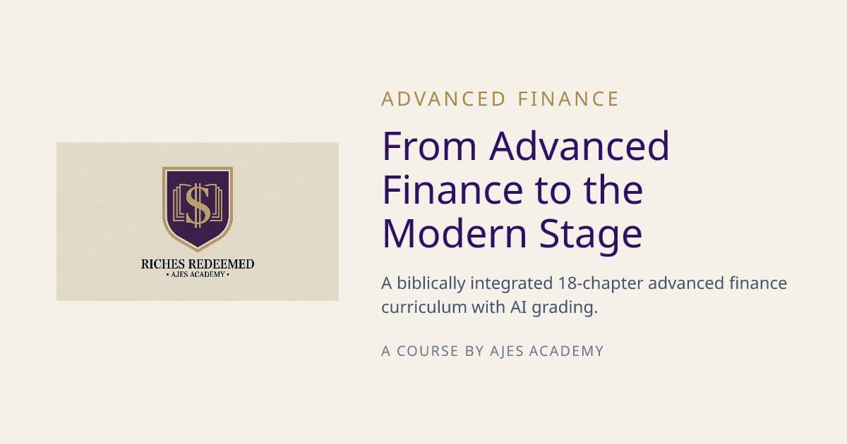 Advanced Finance brand card