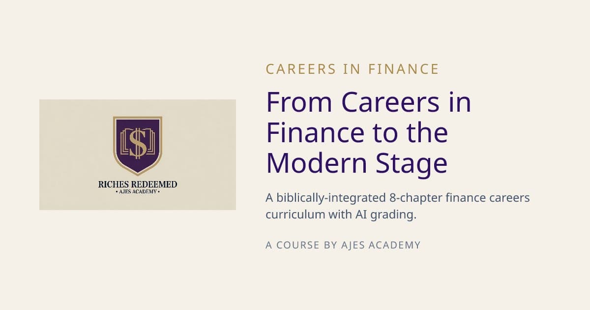 Careers in Finance brand card