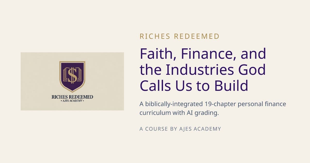 Riches Redeemed brand card